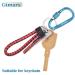Gimars 10-Piece 6cm Mini Carabiner Set with Screw Cap - Colorful Hooks for Camping Fishing Hiking & Travel - Durable and Versatile Carabiners - Buy Online on SooperMarket.com