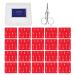 OAPRIRE 3M Double Sided Adhesive Tape Pads 20 PCS Multipurpose 3M VHB Sticky Adhesive Pads Replacement Mounting Tape with Stainless Steel Folding Scissors and Storage Box - 1.96 in x 1.57 in