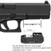 VOTATU H3L-GC Green Pistol Laser Sight | Ultra Low Profile Circle Dot Laser | Strobe Mode | USB Rechargeable - Buy Online on SooperMarket.com
