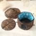 Outdoor Weatherproof Cat House - Perfect Pet Hut for Indoor & Outdoor Use | Easy to Assemble Traditional Yurt Design - Buy Online on SooperMarket.com