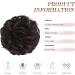 FESHFEN Messy Bun Hair Piece Synthetic Chignon Ponytail Hair Extension Medium Brown 38g - Updo Hairpiece for Women, Girls, Kids - Pack of 1 - Buy Online on SooperMarket.com
