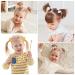 40 Pieces Baby Girls Hair Loops with Elastic Ties | Seamless Soft Ponytail Holders - Cute Hair Accessories for Kids - Buy Online on SooperMarket.com