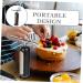 Healeved 1 Set Nail Kit Black Aluminum Alloy Abs Cake Airbrush Kit Air Brush - Buy Online on SooperMarket.com