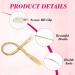 REECHO 22 Golden Blonde Braided Hair Extensions - Pack of 4 | Clip-in Baby Braids for Women - Buy Online on SooperMarket.com