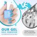 Professional Gel Nail Polish Remover 0.5 Fl Oz - Fast & Gentle Polish Removal with Nail File & Scraper - Perfect for At-Home Use - Buy Online on SooperMarket.com