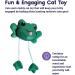 Petstages Toss N Dangle Frog - Interactive Cat Toy with Catnip | Fun Frog Design for Happy Cats - Shop Internationally! - Buy Online on SooperMarket.com