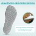Ziitop Unisex Water Shoes for Men & Women - Quick-Dry Barefoot Beach Pool & Hiking Footwear (EU Sizes 36-46) - Light & Soft Surf Shoes in White Gray - Buy Online on SooperMarket.com