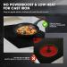 Large Magnetic Induction Cooktop Protector Mat - Anti-strike & Anti-scratch Glass Top Stove Cover - Silicone Mat for Electric Stove - Buy Online on SooperMarket.com