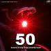 Cygolite Hotshot SL 50 Lumen Bike Tail Light - USB Rechargeable, 6 Modes, Compact Design - Ideal for Busy Roads - Buy Online on SooperMarket.com