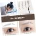 FOYTOKI 6pcs Eyebrow Stickers Brown Fake Eyebrows Makeup Eyebrow Transfer Black Eyebrow Water Transfer Paper 5.8X1X0.1CM Brown - Buy Online on SooperMarket.com