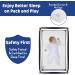 Foambesty Tri-fold Portable Pack n Play Mattress Pad (38''x26'') - Dual Sided Baby Playard Foam Pad for Christmas Gifts - Buy Online on SooperMarket.com