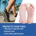 Anggrek Soft Gel Toe Protectors - 6pcs Toe Caps for Ingrown Toenails with 5pcs Toe Sleeves Care Patch - Buy Online on SooperMarket.com