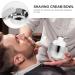 Frcolor Men's Shaving Bowl & Soap Set | Stainless Steel Shaving Accessories & Wooden Stand for Perfect Shave - International Shipping Available - Buy Online on SooperMarket.com