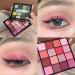 Pink Red Eyeshadow Palette - 16 Color Glitter Matte Eye Shadow for Women | Long Lasting, Highly Pigmented, Waterproof - Blendable Eye Makeup Palette (03 Pink Beauty) - Buy Online on SooperMarket.com