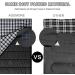 Cotton Flannel Double Sleeping Bag for Camping & Backpacking | Queen Size 2 Person Waterproof Sleeping Bag for Adults | Lightweight & Waterproof | Ideal for Truck, Tent, or Sleeping Pad | Black/White - Buy Online on SooperMarket.com