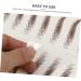 Beavorty 9 Sheets Waterproof Eyebrow Stickers 6d Cosmetic Stencil 21x14.7cm Brown - Buy Online on SooperMarket.com