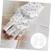 minkissy 2 Pairs Nail Gloves Touchscreen Gloves Manicure Gloves Fingerless Anti Uv Glove Uv Gloves Nails Gel Nail Gel Fingerless Gloves for Women Uv Protection Polyester Grill Lamp Pattern 24x13cm - Buy Online on SooperMarket.com