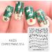 Christmas Festival Nail Art Stamping Template - Elk Star Snowflakes Pattern | Alexnailart Manicure Tool (CH014) - Buy Online on SooperMarket.com