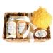 Camille Beckman Essentials Gift Basket French Vanilla Glycerine Hand Therapy 6 oz Silky Body Cream 13 oz Hand and Shower Cleansing Gel 13 oz Glycerine Soap 3.5 oz