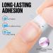 TOMICCA Nail Extension Kit - 4 In 1 Nail Glue and Base Gel with 150Pcs Short Almond Nails - Easy DIY Nail Art Acrylic Kit for Women and Girls - Buy Online on SooperMarket.com