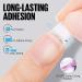 TOMICCA 4-in-1 Super Gel Nail Glue for Acrylic Nails - Nail Extension Gel with Base Coat, Flat Rhinestone and Foil Glue - 8ml - Buy Online on SooperMarket.com