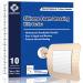 Ceeport Silicone Foam Dressing with Adhesive Gentle Border 3 x 3 10 Pack Waterproof Wound Dressing High Absorbency Bed Sore Wound Bandages Square Breathable Foam Dressing for Wound Care 3x3 Inch (Pack of 10)
