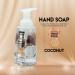 WBM Care Coconut Foaming Hand Wash with Himalayan Pink Salt - 10.5 fl oz | Natural Moisturizer for Healthy Skin | International Shipping Available - Buy Online on SooperMarket.com