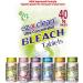 Ultra Concentrated Water Activated Bleach Tablets - New Formula for Laundry & Cleaning | 40 Tablets Phosphate Free Replaces Liquid Bleach - Buy Online on SooperMarket.com