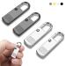 Zipper Pull Replacement Slider 4PCS Universal Metal Handle Mend Fixer Zipper Tab Repair kit for Suitcases Luggage Jacket Backpacks Wallet Coat Purse