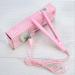 Mini Hair Straightener 2 Colors Ceramic Plate Curler for Quick Styling Suitable for Travel & Green (US Plug) US Plug Pink