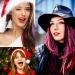 Feather Hair Extensions Kit: 16 Inches 50 Strands Colored Hair Extensions with Rooster & Peacock Feather Earrings - Ideal Christmas Hair Accessories for Women and Girls - Buy Online on SooperMarket.com
