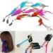 Bohemia Tassels Feather Hair Clip Colorful Feather Hair Barrettes Hair Decorations BohoPendant Hair Pin Women Headpiece Hair Braid Women Fashion Accessories Festival Hair Accessory Random color mixing - Buy Online on SooperMarket.com