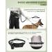 Jogging Lines for Dogs | Healay Belt Bag for Running Hiking & Leash | Reflective Double Handle for Large Medium Small Breeds - Green - Buy Online on SooperMarket.com