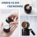 Tuakimce 4-Piece Amber Glass Cream Can Set - 20ml & 30ml Containers for Lotion Cream & Cosmetics with Lids - Fillable & Reusable for International Shipping - Buy Online on SooperMarket.com
