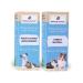 Paws & Patch Set Stress and anxiety flower mix according to Dr.Bach for dogs & cats 10g I Bach flowers globules in fear feelings and stressful situations 2 Set Stress and anxiety Animals