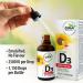 GNA Naturals Vitamin D3 Drops 2500 IU 30ml - Liquid Vitamin D3 for Adults - High Potency Flavorless Easy to Absorb - Pure D3 Supplement for Daily Wellness - Supports Bone Heart and Teeth Health - Buy Online on SooperMarket.com