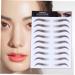 4pcs Eyebrow Stickers Eyebrows Stickers 6d Eyebrow Brow Shaper Imitation Eyebrow Make up Tool 4d - Buy Online on SooperMarket.com