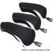 Sword & Shield Sports 3pcs/Set Black Golf Club Headcovers - Driver #1 3 5 Fairway Wood Cover - Buy Online on SooperMarket.com