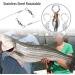 SEAOWL Saltwater Steel Circle Hook Rigs 24pcs 5/0-12-45lb - Octopus Offset Fishing Hooks Leader Wire for Catfish Bass - Buy Online on SooperMarket.com