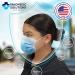 PandMedic Disposable Face Masks Made in USA | Premium 3-Ply Medical Safety Masks - Breathable Elastic Ear Loops - 50ct Resealable Bag for International Shipping - Buy Online on SooperMarket.com