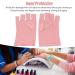 Nail UV Gloves Hand Protection UV Lamp Breathable Gloves for Manicures Protection Reusable Stretchy Professional Nail Lamp Fingerless UV Gloves Pink Gel Manicure Gloves - Buy Online on SooperMarket.com