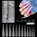 360Pcs Clear Nail Tips for Acrylic Nails Professional  XXXL Extra Long Stiletto Acrylic Nail Tips  Full Cover Fake Nails  Nail Extension False Nails for Manicure Salon Home DIY Nail Art 12 Sizes Box 360PCS XXXL Stiletto