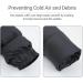 Kids Winter Puffer Jacket and Snow Bib Pants 2-Piece Snowsuit Set | Hooded Down Coat & Snow Pants Outfit | 3-4 Years, Black - Buy Online on SooperMarket.com