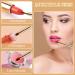 Retractable Dual End Lip Makeup Brush | Portable Lipstick & Concealer Brushes - Gold - Buy Online on SooperMarket.com