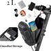 STAST Scooter Back Leasing for Roller Braid Pack - E-Bike Accessories for Xiaomi Mijia M365 & Segway ES - Black 2L - Buy Online on SooperMarket.com