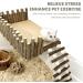 Topiky Hamster & Guinea Pig Toy - Nitangel Wooden House & Climbing Bridge Ideal Cage Accessories for Small Pets - Buy Online on SooperMarket.com