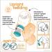 Bare Air-Free 8oz Twin + 2 Nipples by Bittylab | Perfe-Latch & Easy-Latch | Reduces Reflux, Colic, Gas, Fuss | For Breastfed & Bottle-Fed Babies | Easy Instructions - Buy Online on SooperMarket.com