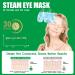 12 PCS Self-Heating Steam Eye Mask for Dry Eyes Relief - Warm and Disposable Sleep Eye Mask with Moist Heating Compress for Puffy, Fatigue, and Tired Eyes - Buy Online on SooperMarket.com
