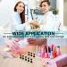 2 Set Acrylic Nail Stand with Putty - Perfect for Nail Art & Press On Tips | Manicure Tool for Home & Salon | Ideal Christmas Gift for DIY Business Women - Buy Online on SooperMarket.com