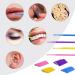 Surplex 400pcs Micro Applicator Brushes for Makeup Nail Art - Purple+Blue+Pink+Yellow - Buy Online on SooperMarket.com